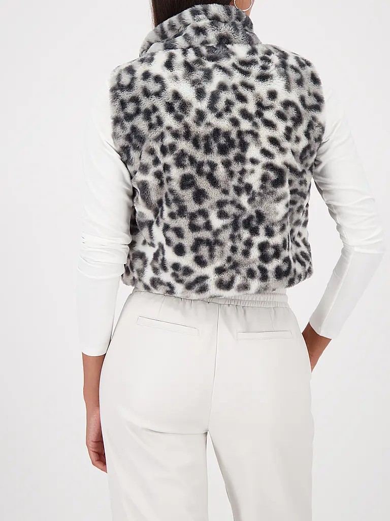 MONARI | Gilet aspect fourrure | Beige