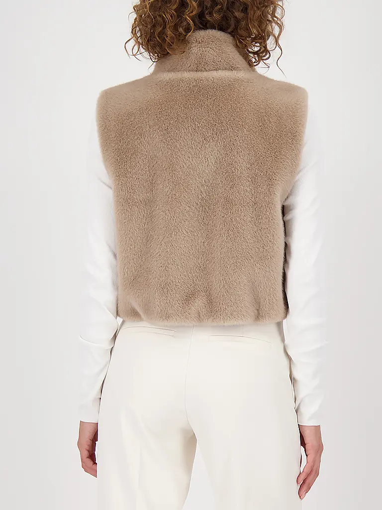MONARI | Gilet aspect fourrure | 