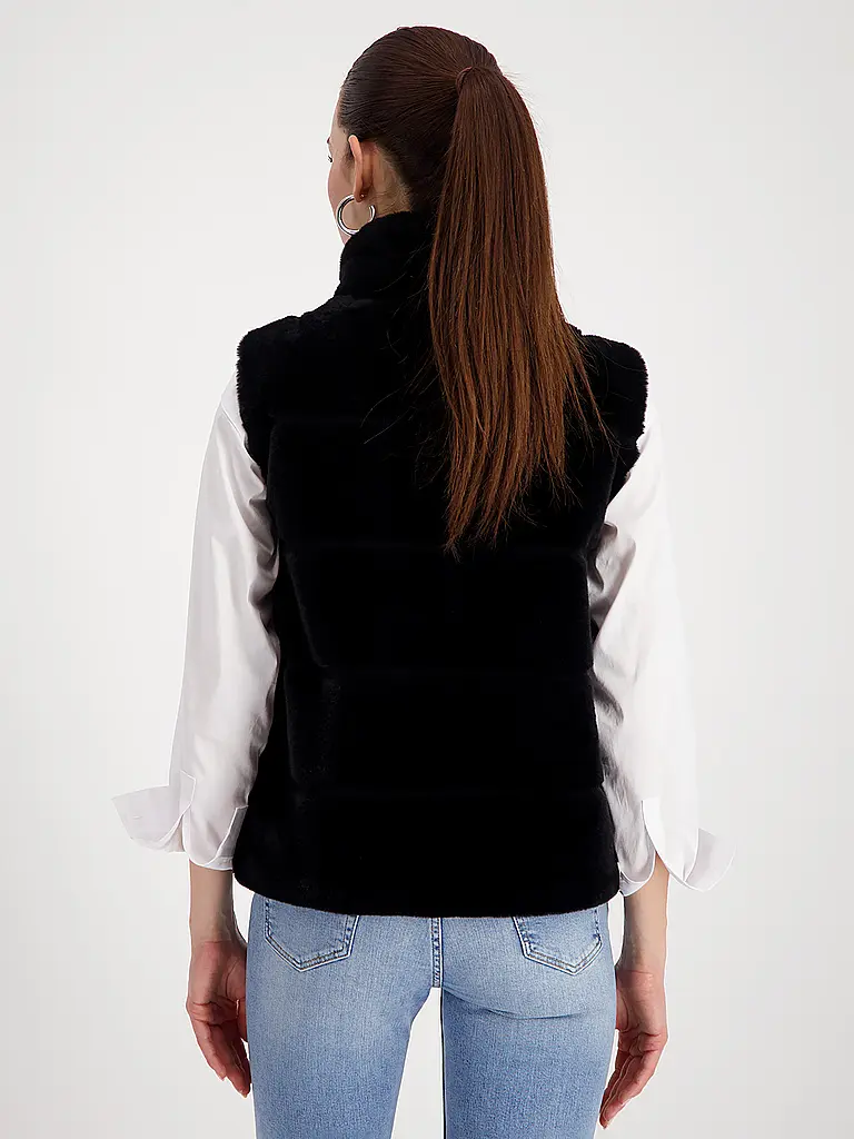 MONARI | Gilet aspect fourrure | 