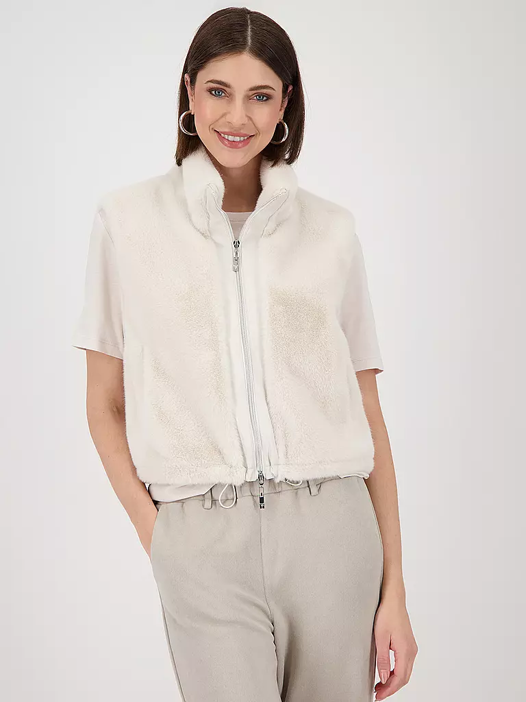 MONARI | Gilet aspect fourrure | 