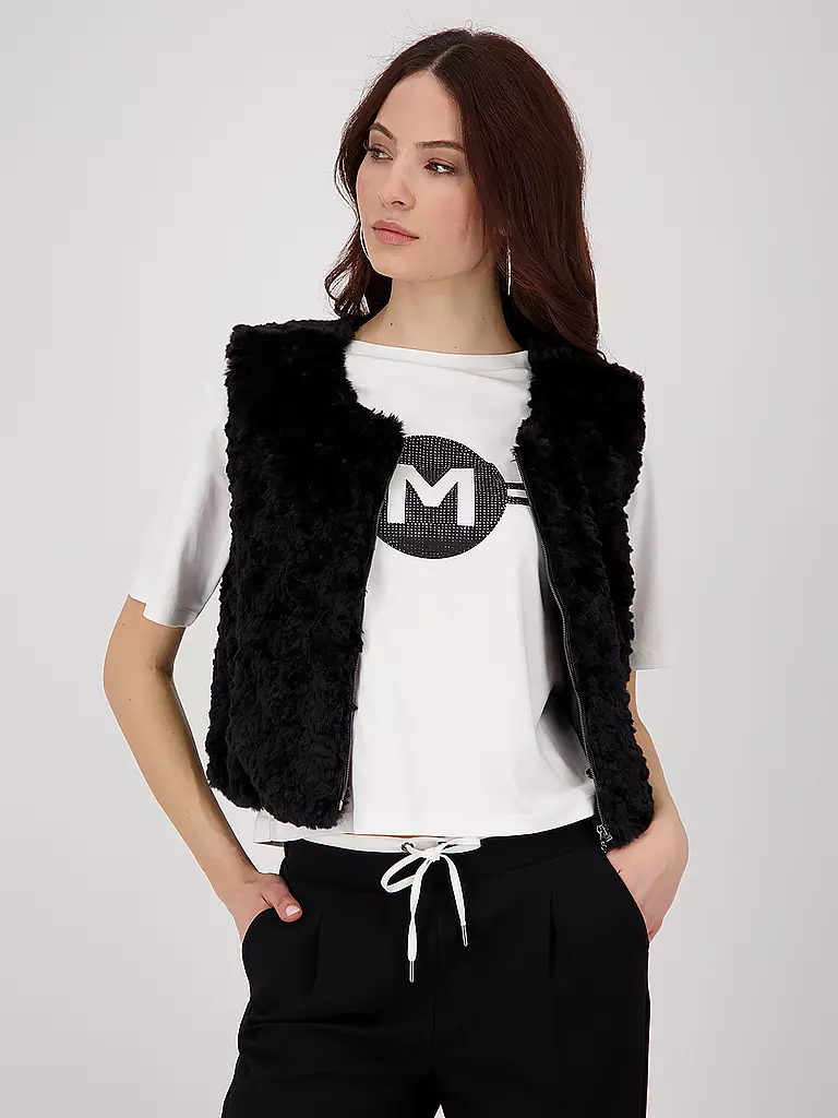 MONARI | Gilet aspect fourrure | 
