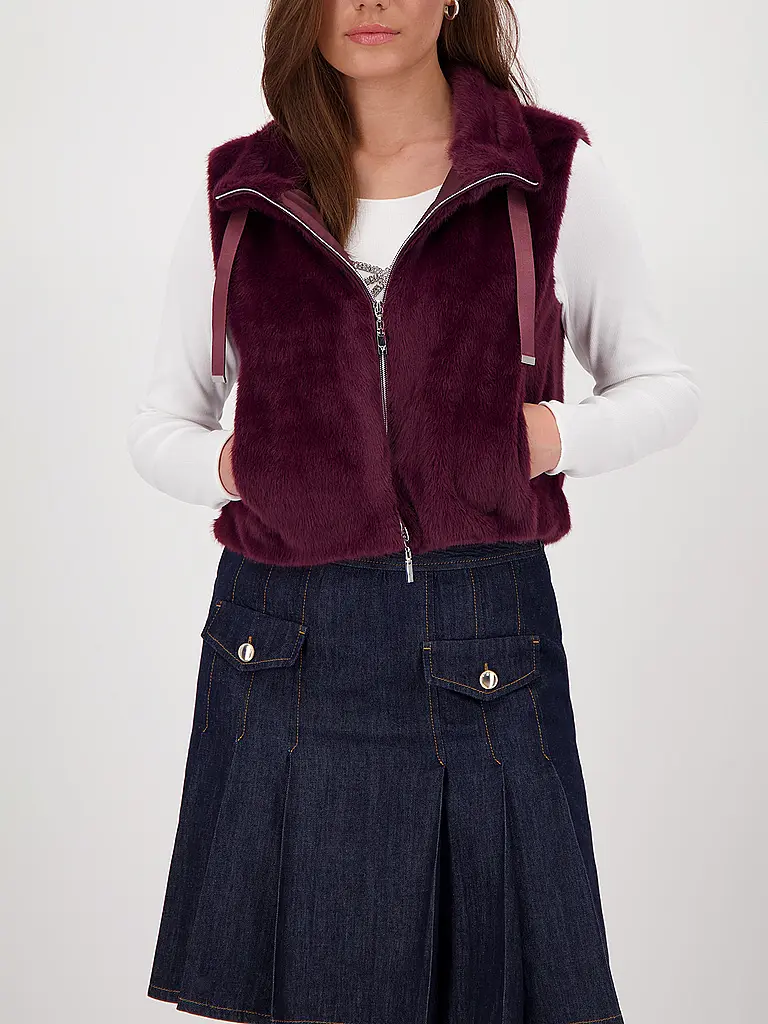MONARI | Gilet aspect fourrure | 