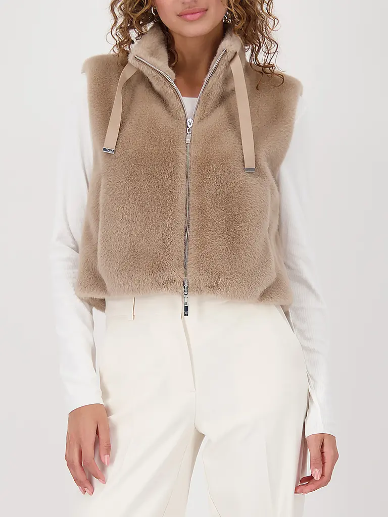 MONARI | Gilet aspect fourrure | 