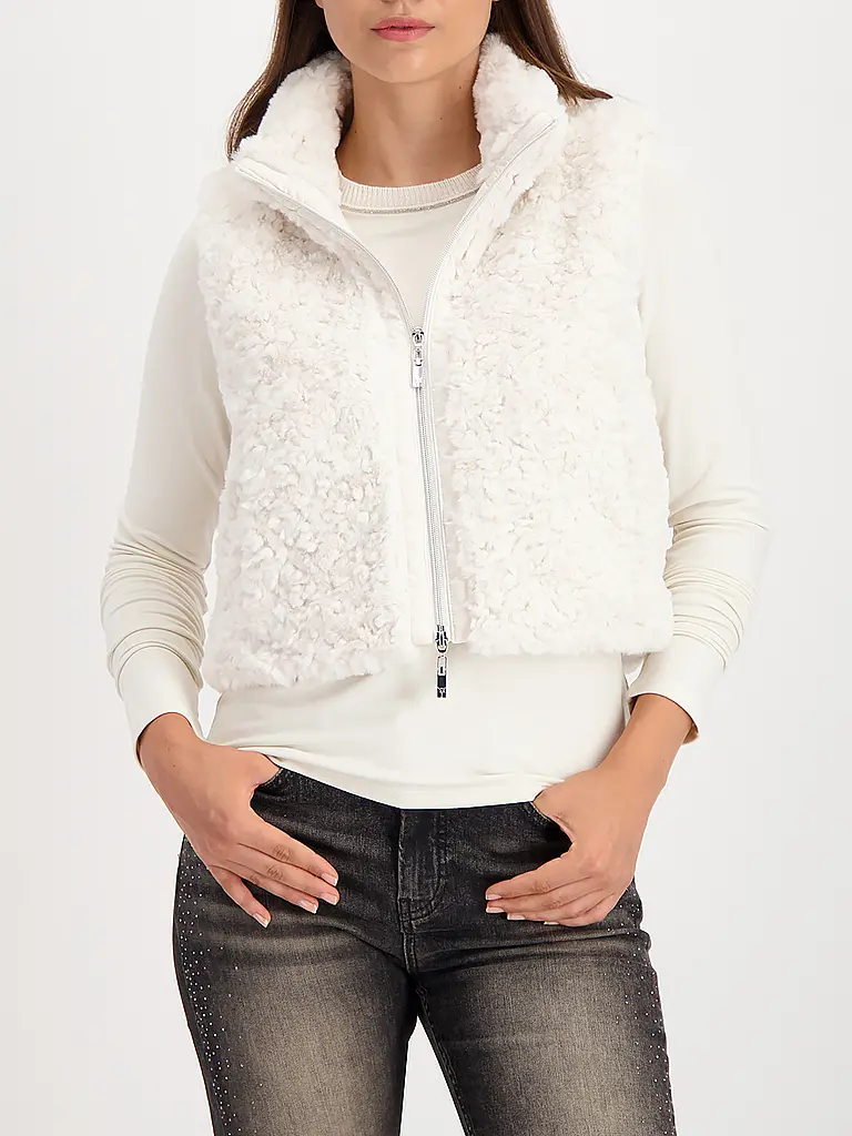 MONARI | Gilet aspect fourrure | 