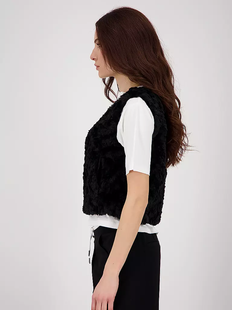 MONARI | Gilet aspect fourrure | 