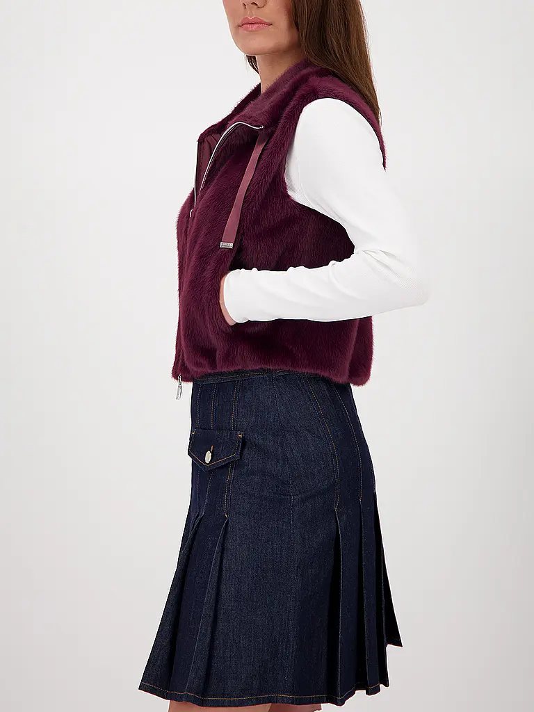 MONARI | Gilet aspect fourrure | 