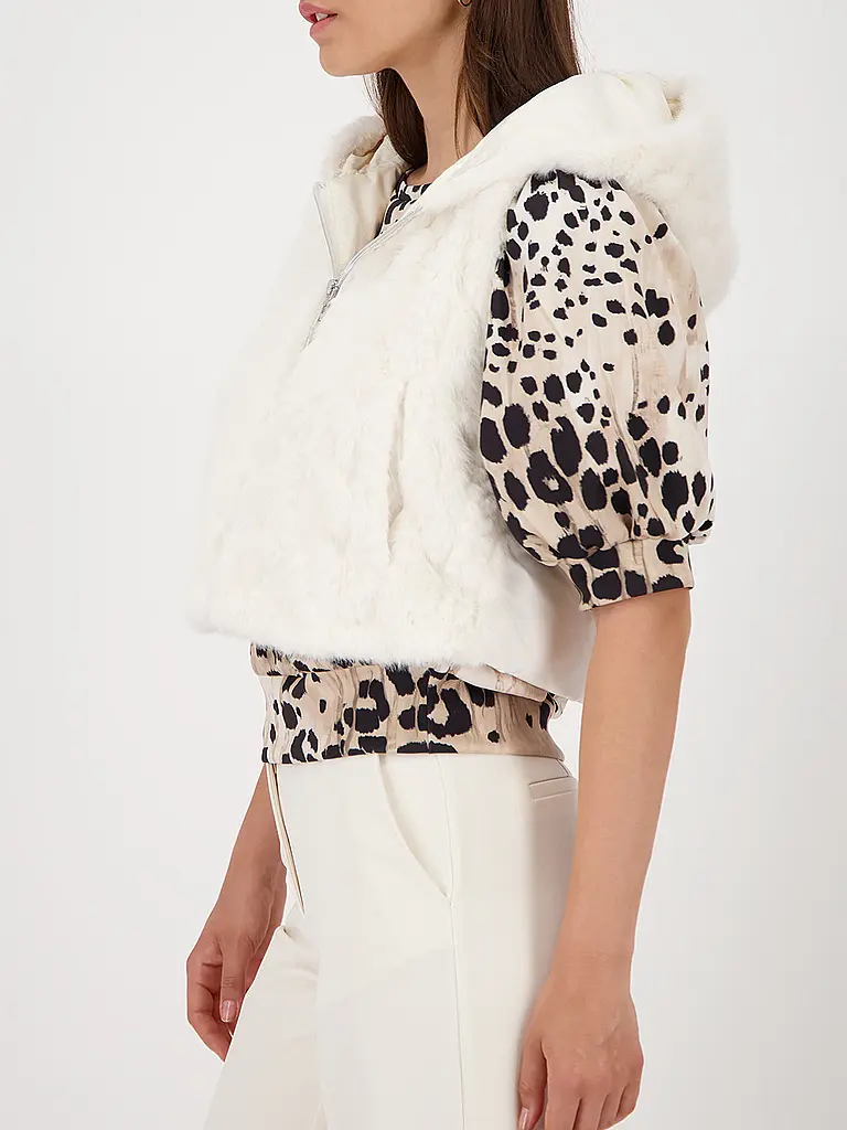 MONARI | Gilet aspect fourrure | 