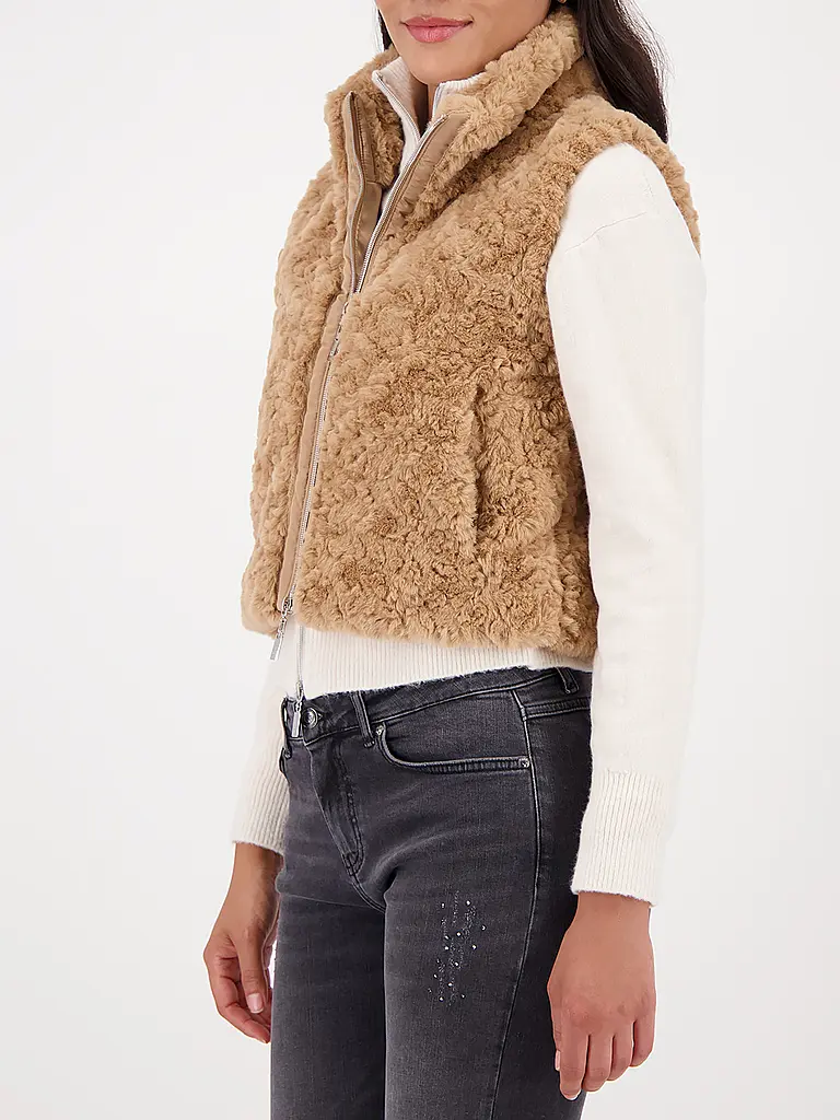 MONARI | Gilet aspect fourrure | 