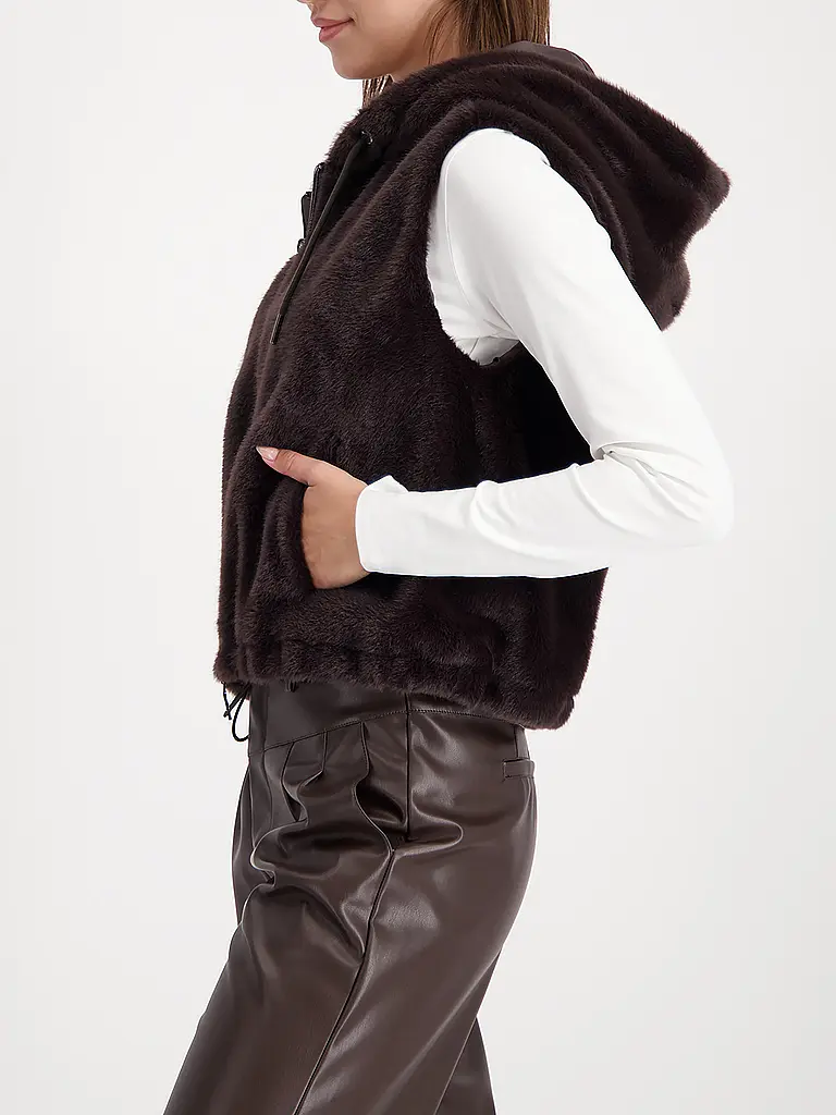 MONARI | Gilet aspect fourrure | 