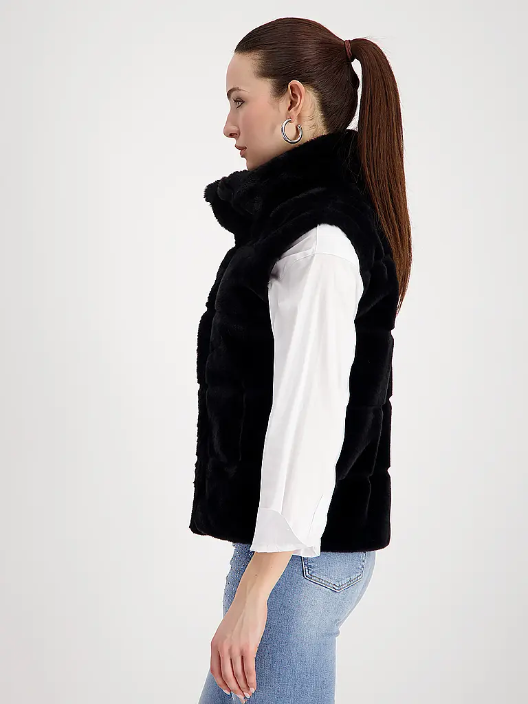 MONARI | Gilet aspect fourrure | 