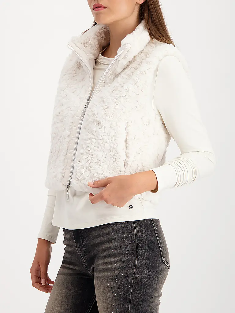 MONARI | Gilet aspect fourrure | 