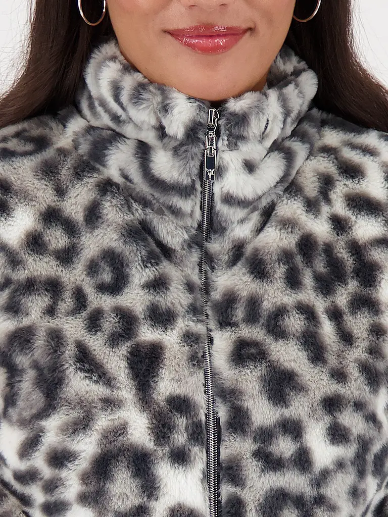 MONARI | Gilet aspect fourrure | Beige