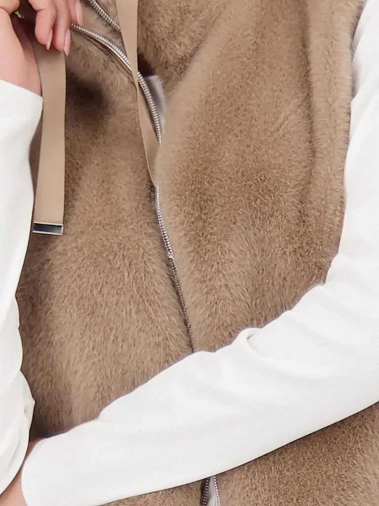 MONARI | Gilet aspect fourrure | 