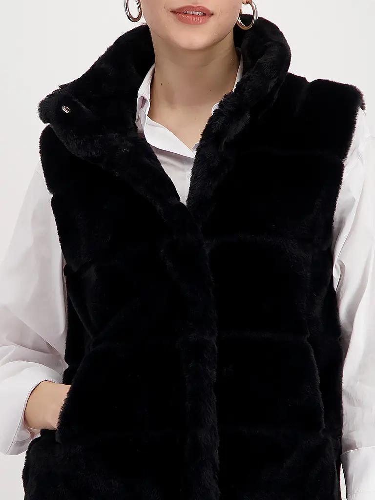 MONARI | Gilet aspect fourrure | 