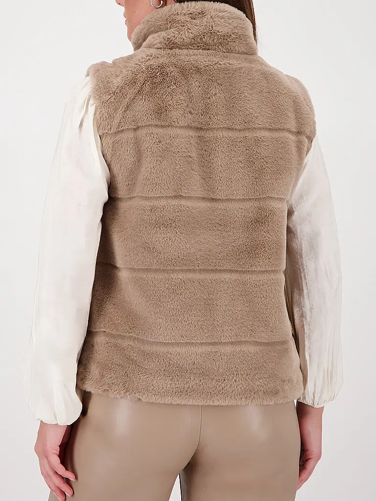 MONARI | Gilet en fausse fourrure | 