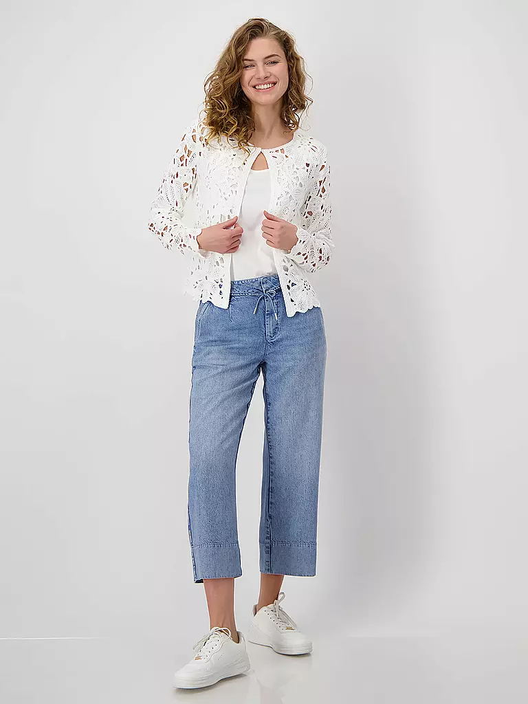 MONARI | Gilet en tricot | Crème