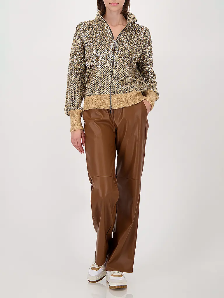 MONARI | Gilet en tricot | Camel