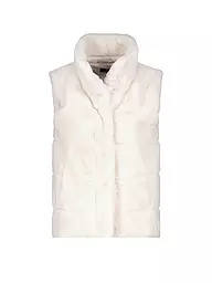 MONARI | Gilet in Felloptik | Beige