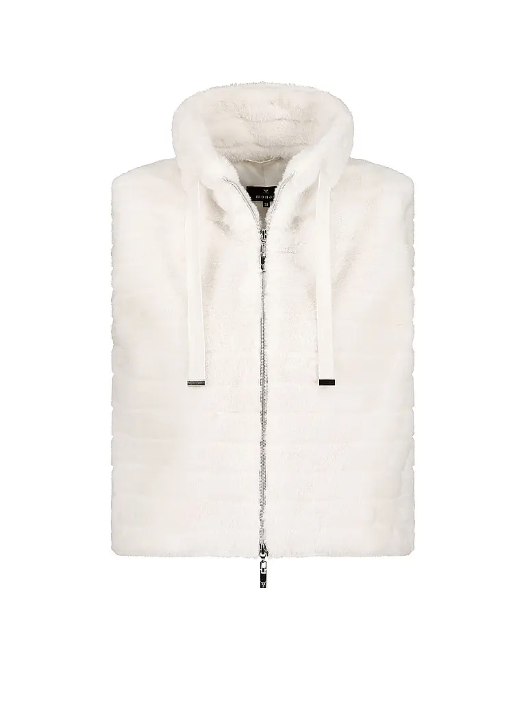 MONARI | Gilet in Felloptik | Beige