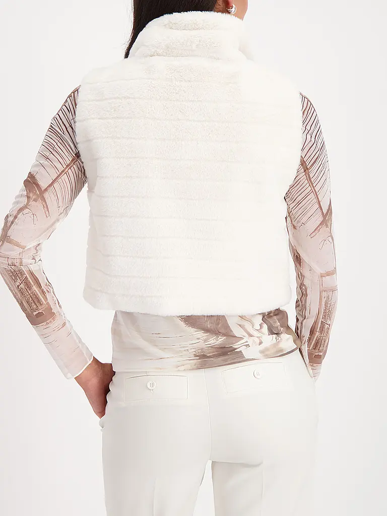 MONARI | Gilet in Felloptik | 