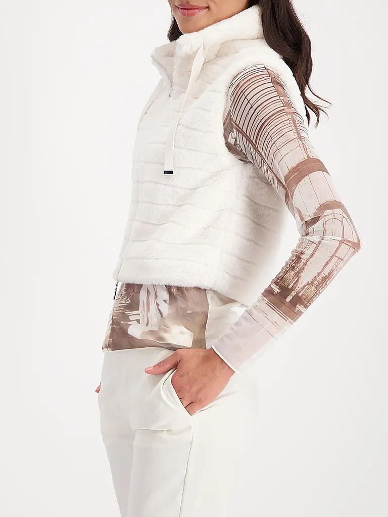 MONARI | Gilet in Felloptik | 