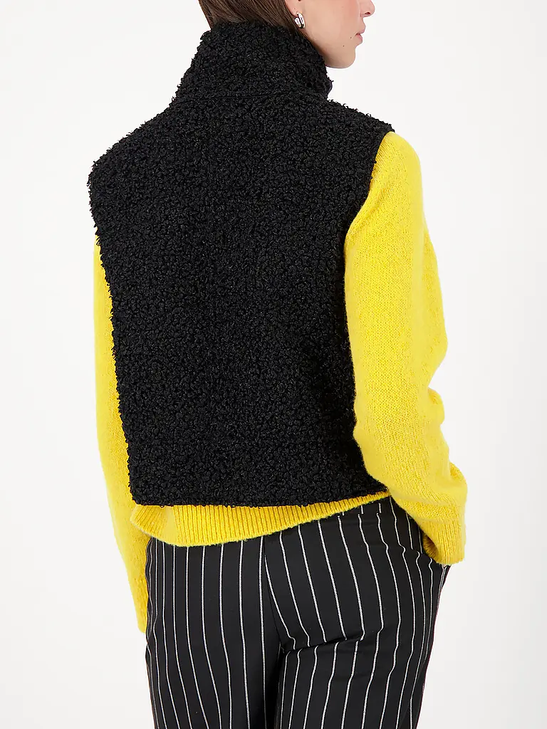 MONARI | Gilet réversible aspect fourrure | 