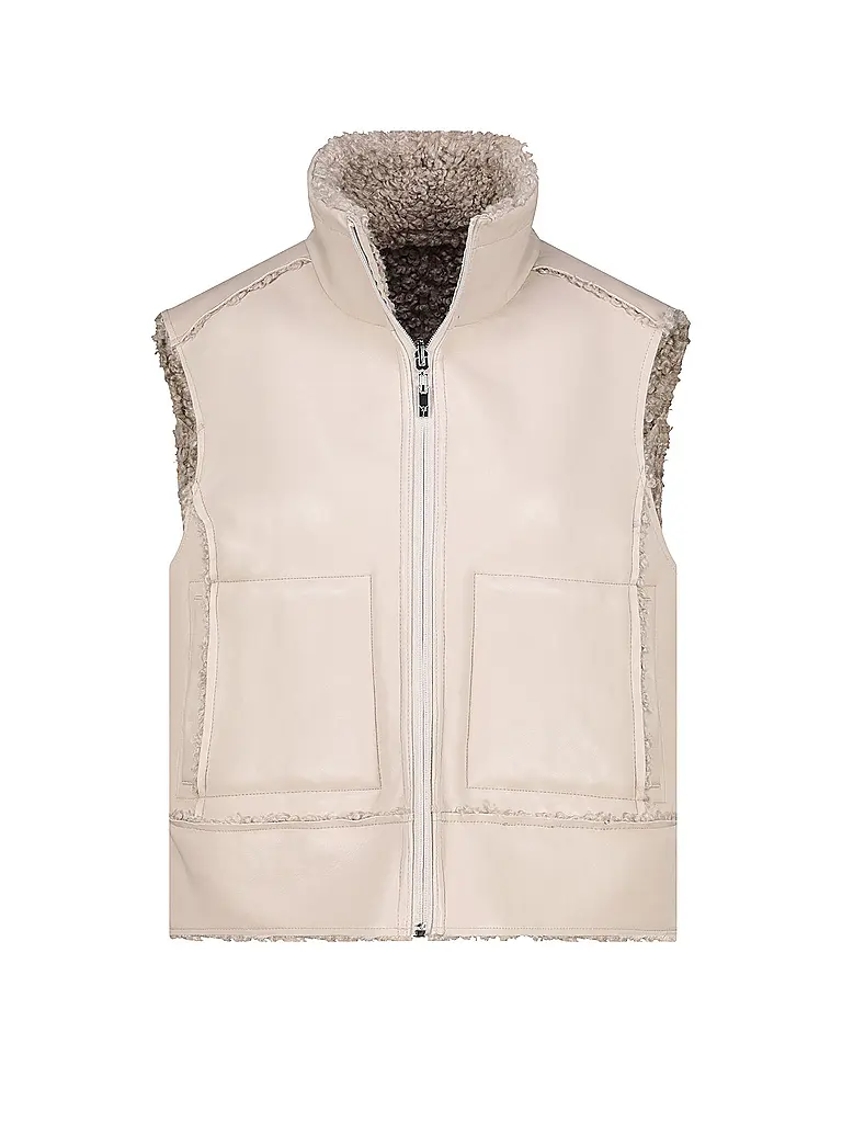 MONARI | Gilet réversible aspect fourrure | 