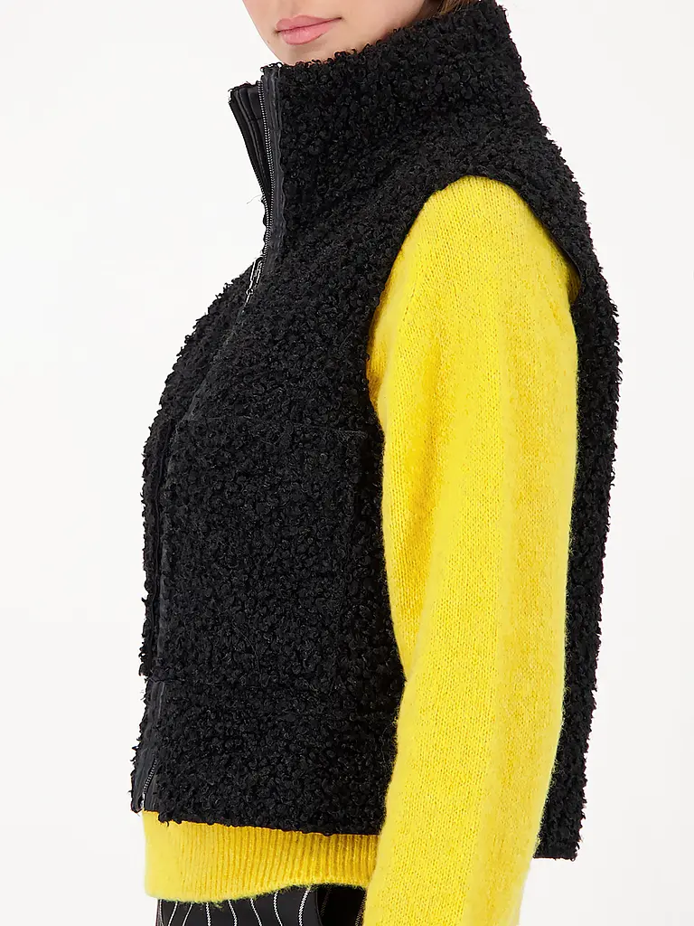 MONARI | Gilet réversible aspect fourrure | 
