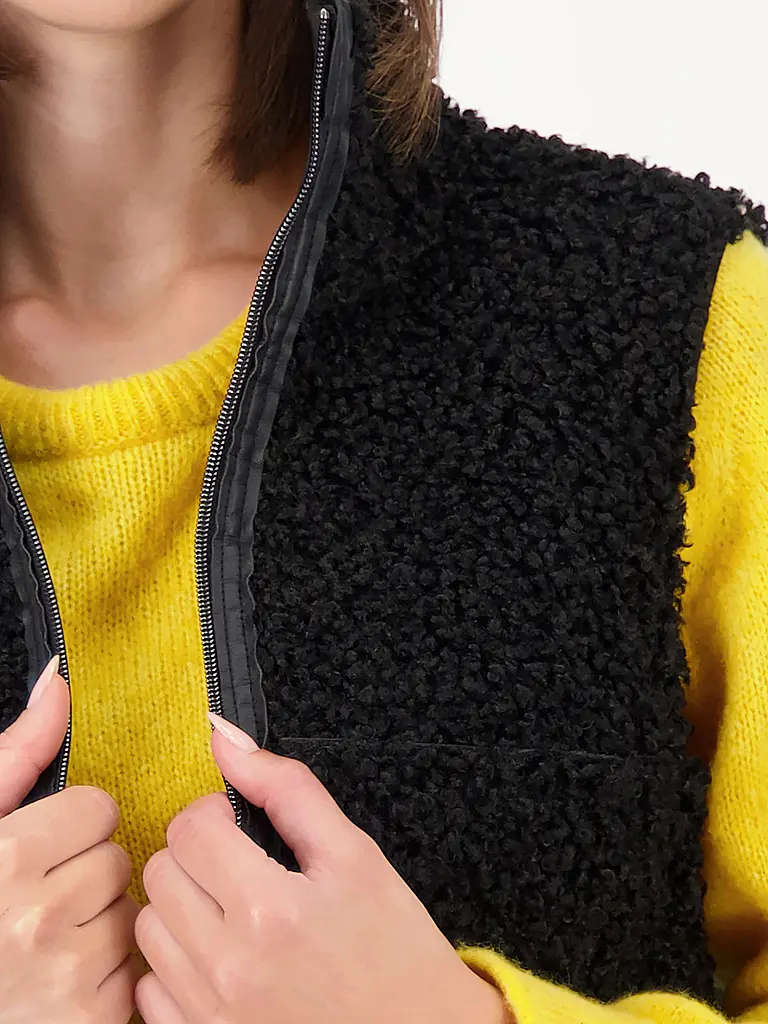 MONARI | Gilet réversible aspect fourrure | 