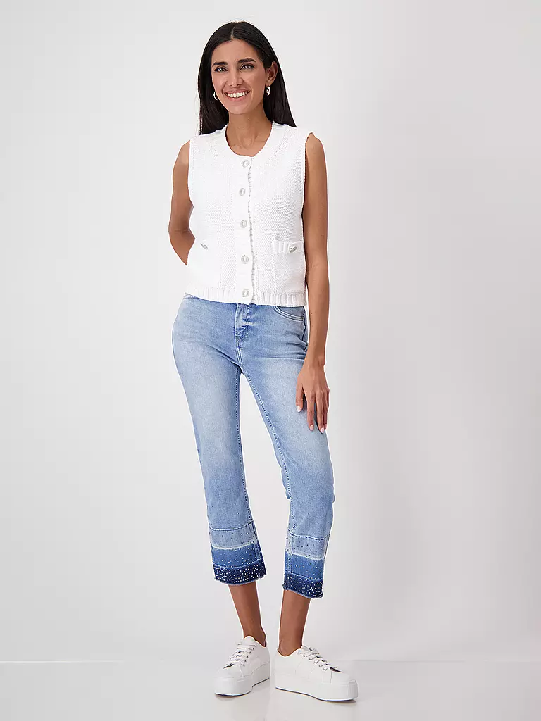 MONARI | Gilet | Crème