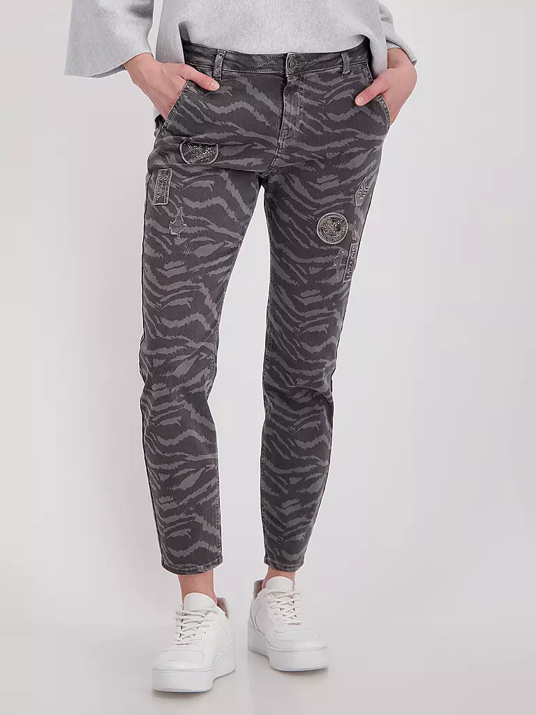 MONARI | Hose  Slim Fit  | Noir