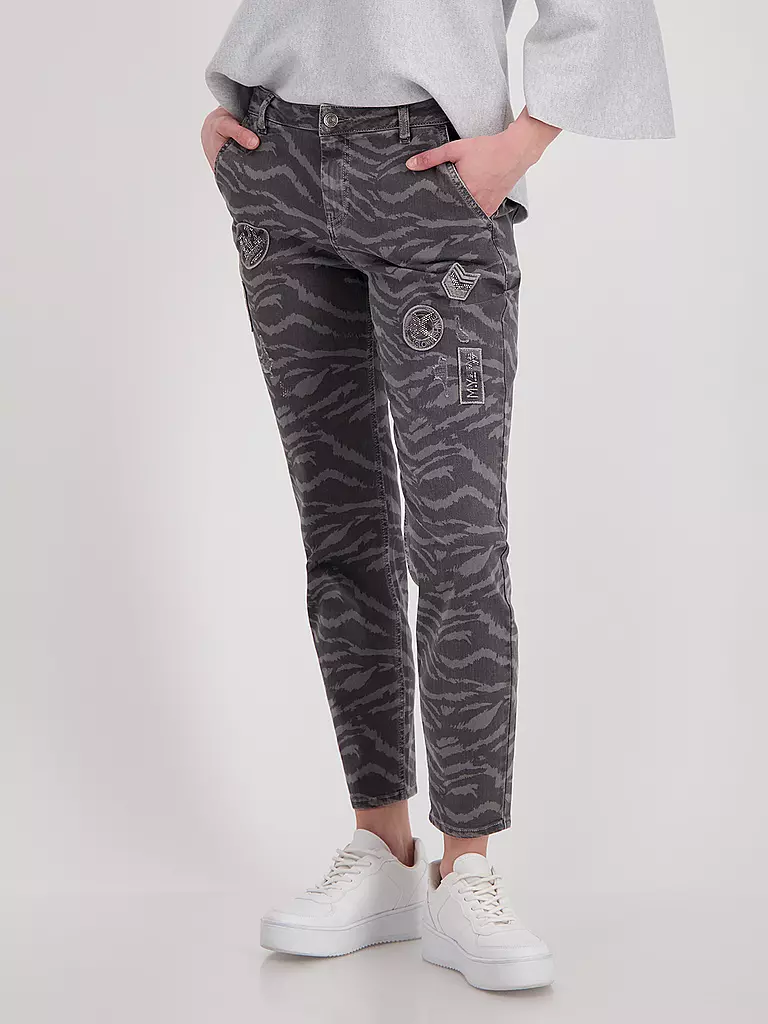 MONARI | Hose  Slim Fit  | Noir