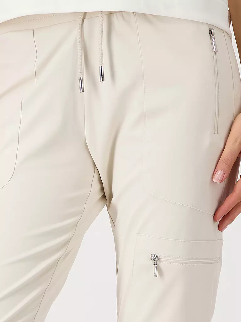 MONARI | Hose Jogging Fit  HAVANNA | creme