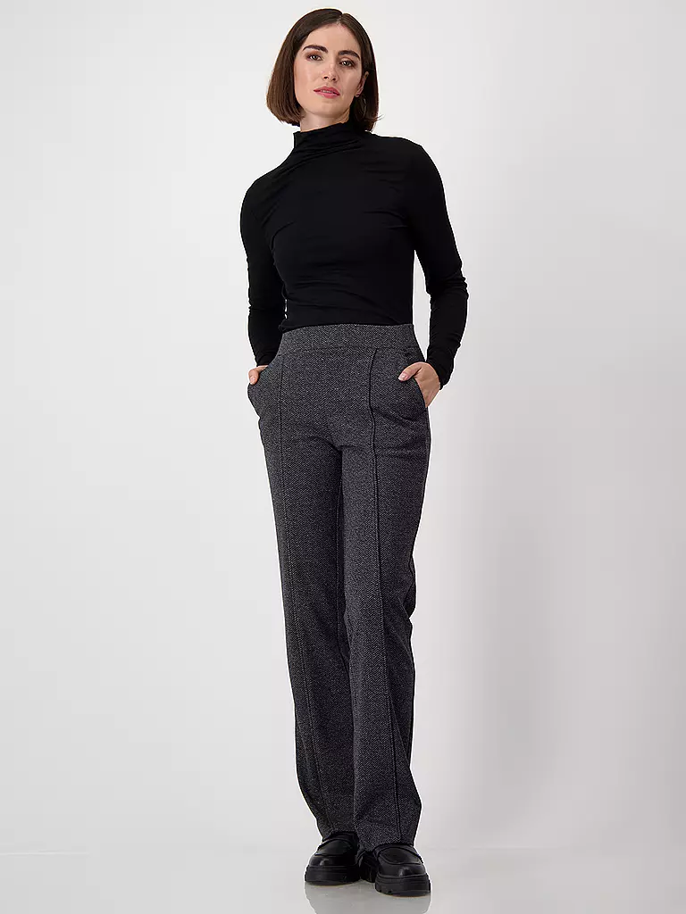 MONARI | Hose Wide Leg Fit  | Noir