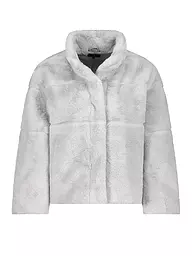MONARI | Jacke in Felloptik  | Gris clair