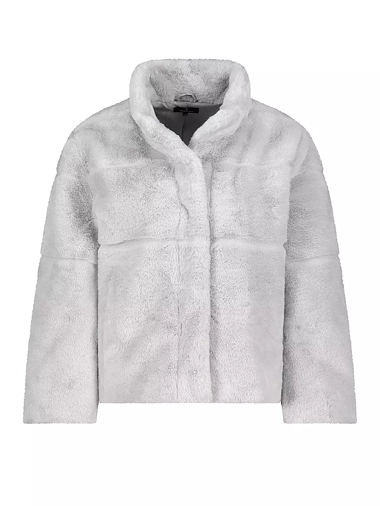 MONARI | Jacke in Felloptik  | Gris clair