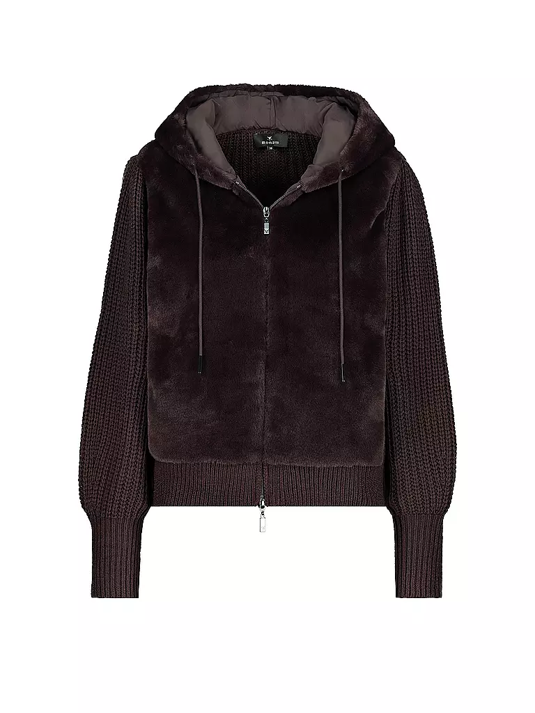 MONARI | Jacke in Felloptik  | Marron