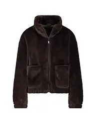 MONARI | Jacke in Felloptik | Marron