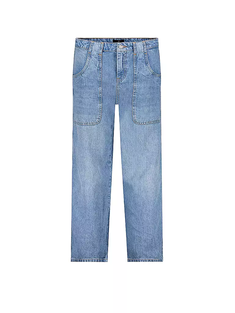 MONARI | Jeans coupe droite 7/8 | blau