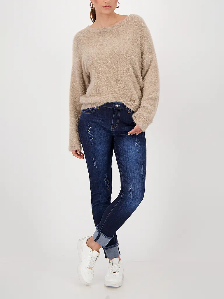 MONARI | Jeans coupe droite | dunkelblau