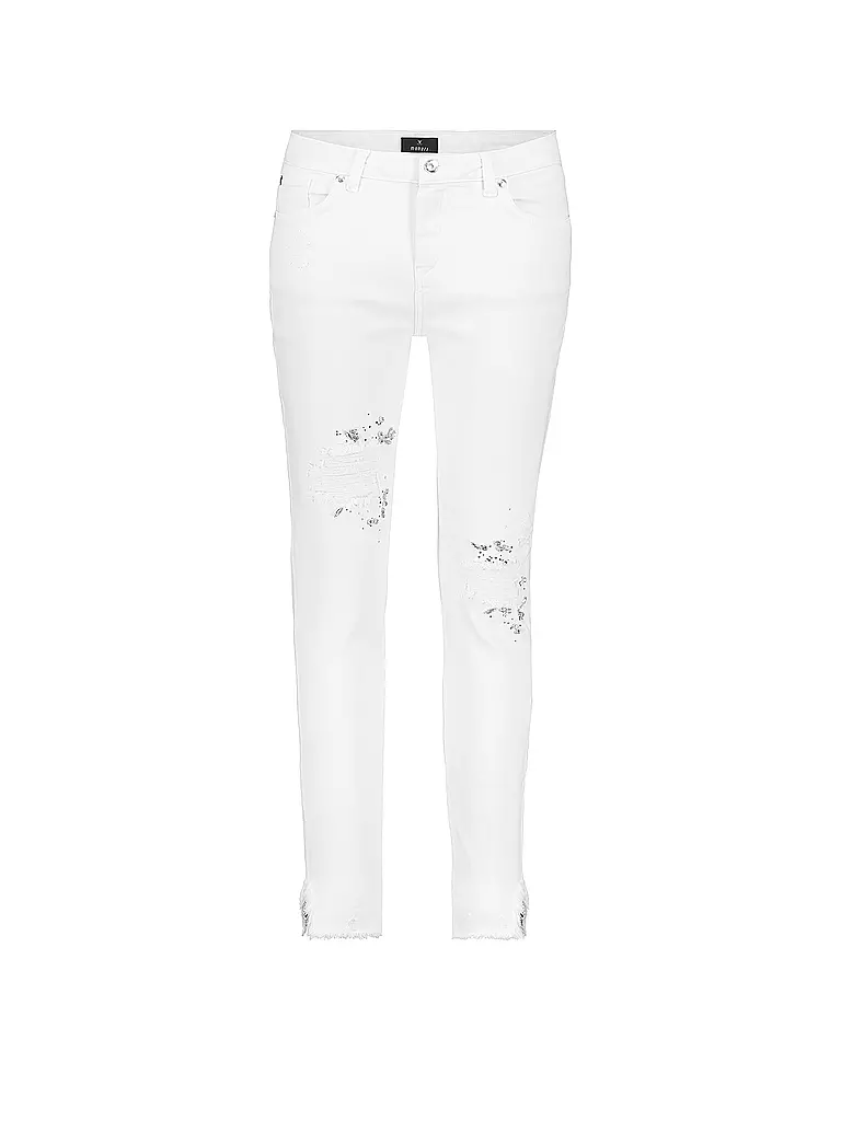 MONARI | Jeans Skinny Fit 7/8 | Gris clair