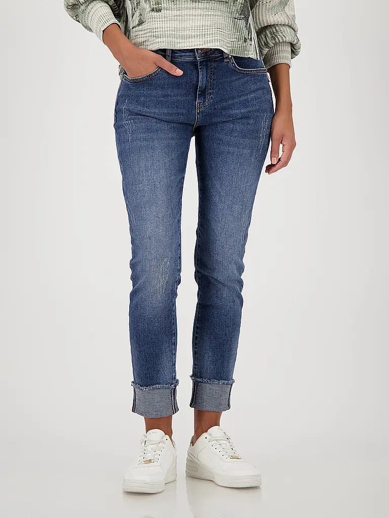 MONARI | Jeans Skinny Fit 7/8 | Bleu