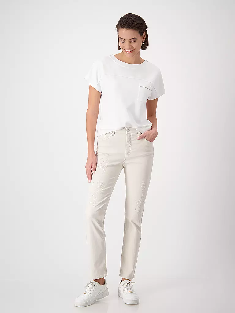 MONARI | Jeans Slim Fit | creme