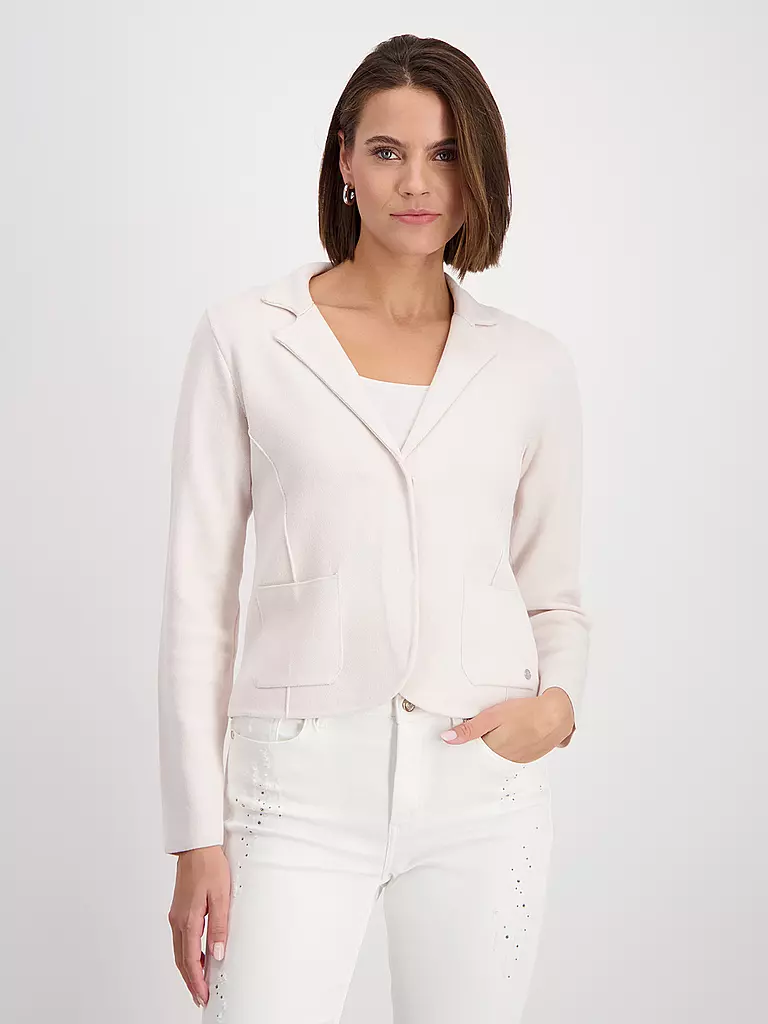 MONARI | Jerseyblazer | Crème