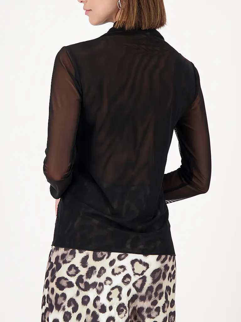 MONARI | Langarmshirt
Marque : MONARI
Couleur : noir
Catégories : Mode,Femme

Longueur des manches : Manches longues
Matière : Jersey,Polyester / Polyamide,Stretch
Forme du col : Col montant
Motif : Uni
Coupe (vêtement d'extérieur) : Regular
Détails : Strass | Noir