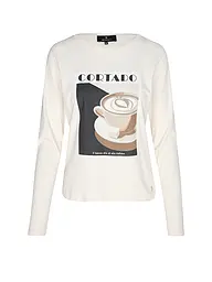 MONARI | Langarmshirt | Crème