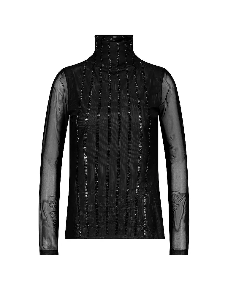 MONARI | Langarmshirt | Noir