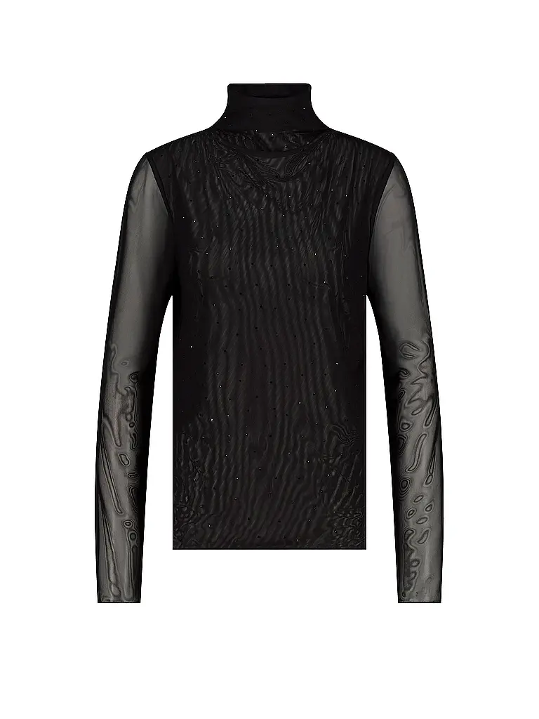 MONARI | Langarmshirt | Noir