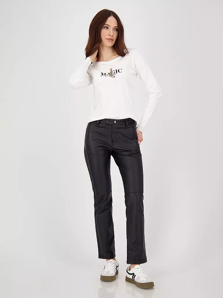 MONARI | Langarmshirt | Crème