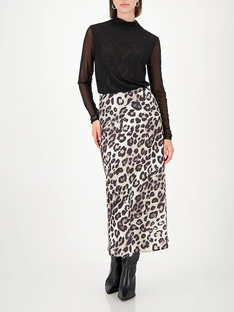 MONARI | Langarmshirt | Noir